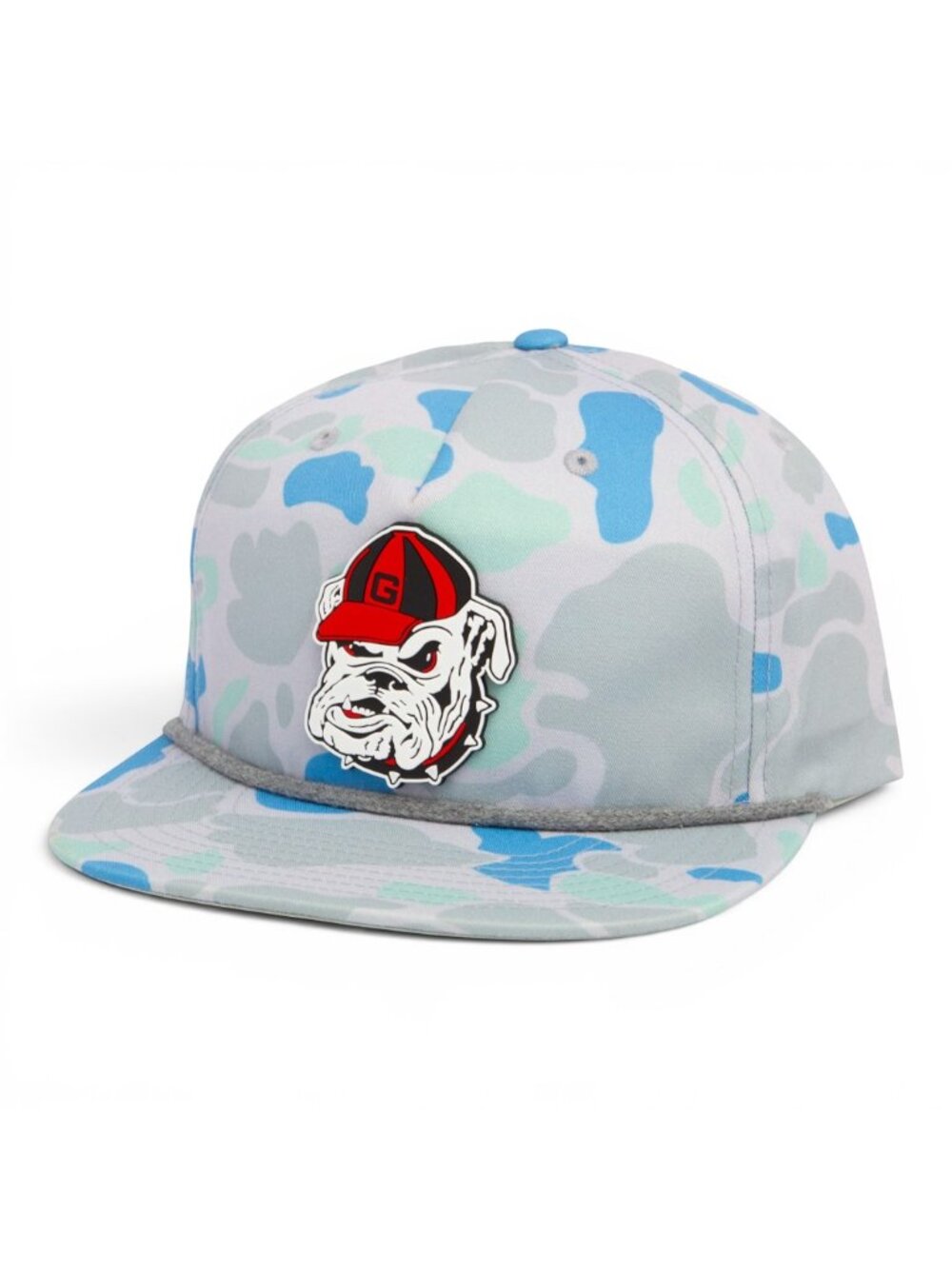 Georgia Bulldogs Retro UGA 3D Umpqua Rope Hat- Saltwater Duck Camo/ Charcoal